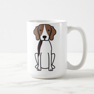 Treeing Wanderercoonhound-HundeCartoon Tasse