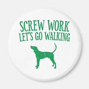 Treeing WandererCoonhound Magnet