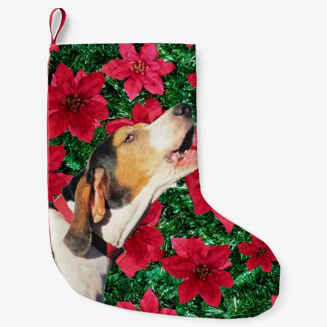 Treeing Wanderercoonhound-WeihnachtsStrumpf Kleiner Weihnachtsstrumpf (Vorderseite)