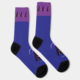 Treemazing Stockbridge 2024 Gedenksocken Lila Socken