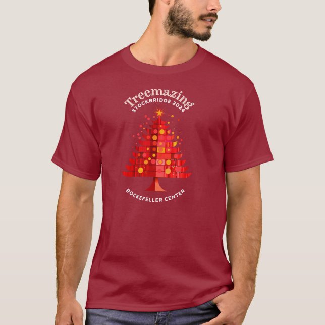 Treemazing Stockbridge Red T - Shirt (Vorderseite)