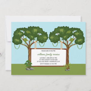 Trees Family Wiedersehen Einladung