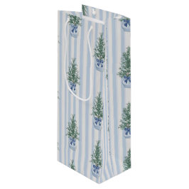 trees geschenktüte für weinflaschen