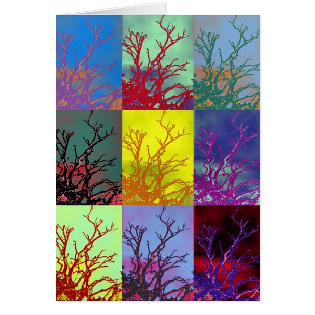 TREES GREETINGS CARD (Vorne)