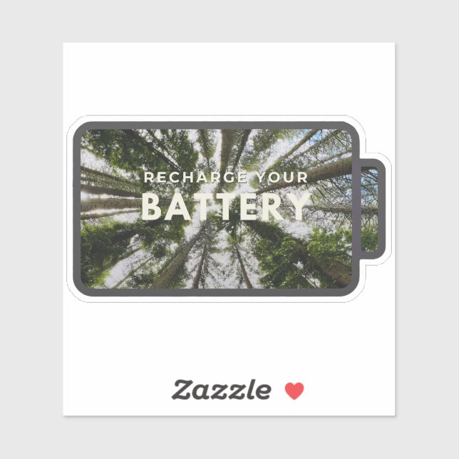 Trees Recharge Sticker (Blatt)