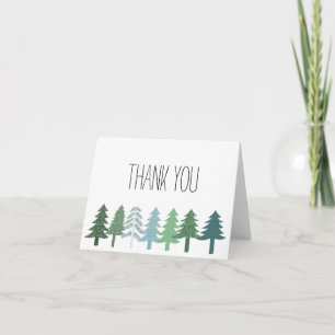 Trees vielen Dank Dankeskarte