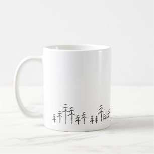 Treescape Minimalistische Tasse