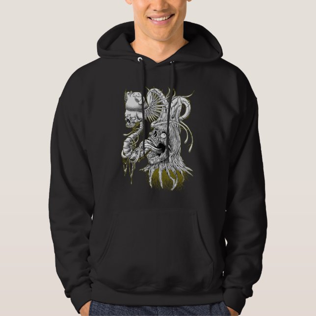 treeskull hoodie (Vorderseite)