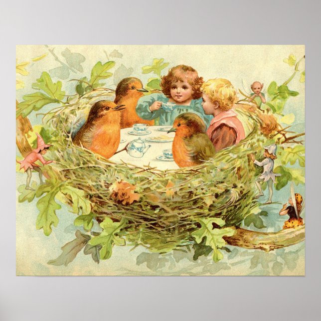 Treetop Tea Party Poster (Vorne)