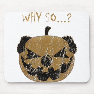 Treffe mich auf der Kürbisfarm Halloween Vintage E Mousepad