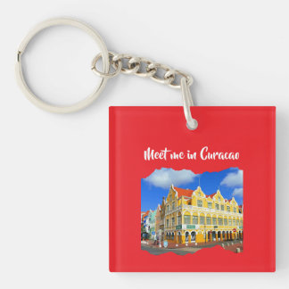 Treffe mich in Curaçao Schlüsselanhänger
