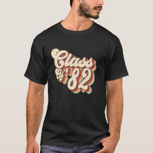 Treffen der Abschlussklasse 1982 Retro-Klasse der T-Shirt