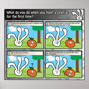 Treffen eines Knollenselleries Poster