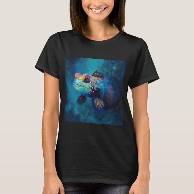 Treffen mit dem Mandarin-Fisch T-Shirt (Vorderseite)
