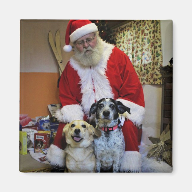 Treffen mit dem Weihnachtsmann Magnet (Vorne)