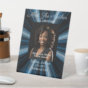 Treffen Sie den Autor Blue Rays Sockelschild