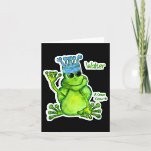 Treffen Sie den Frosch mit einem Kronenkritter Karte