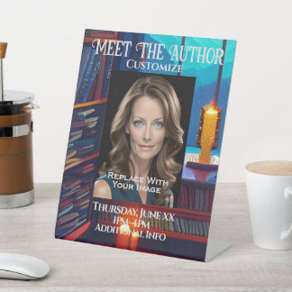 Treffen Sie den Hintergrund der Autorenbibliothek Sockelschild