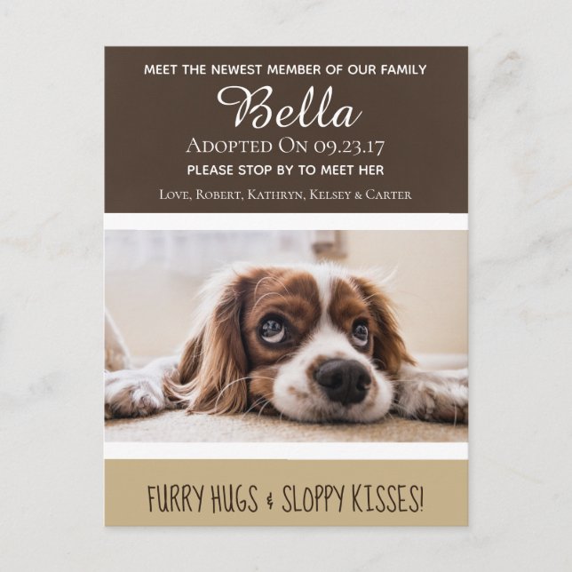 Treffen Sie die Ankündigung des neuen Mitglieds "N Postkarte (Vorderseite)