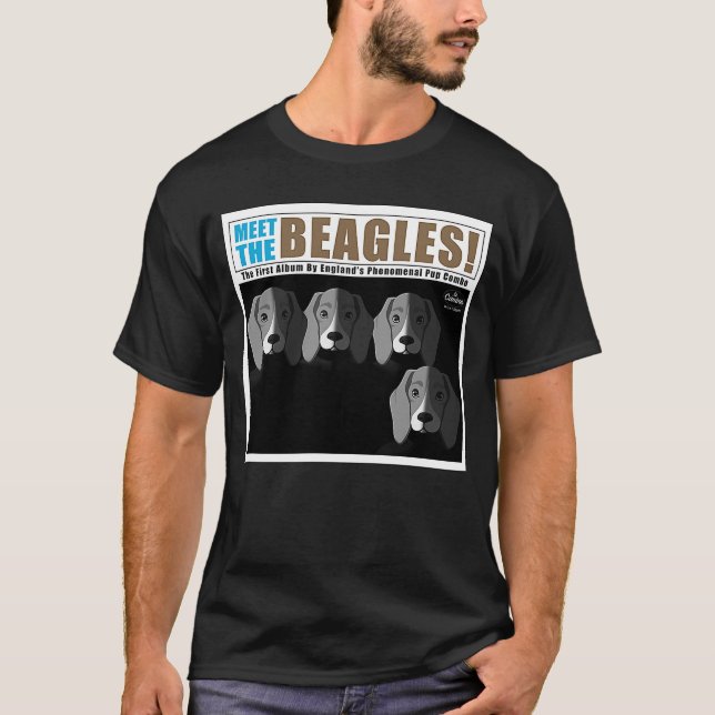 Treffen Sie die Beagle Hunde Classic Album Parody T-Shirt (Vorderseite)