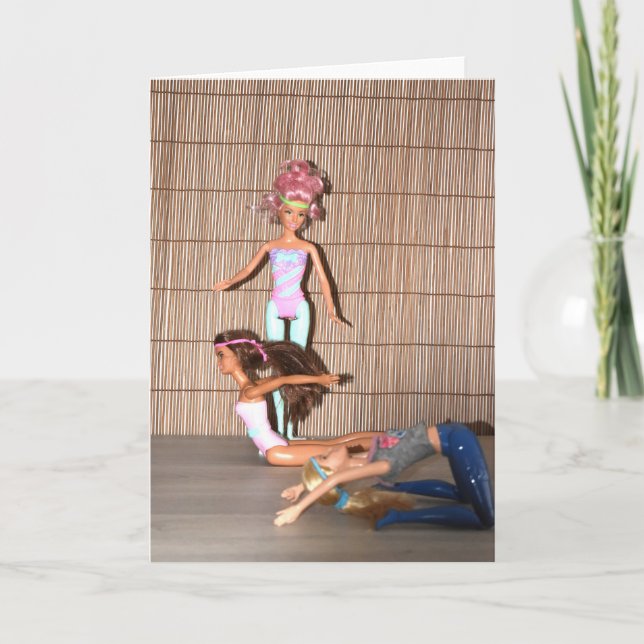 Treffen Sie die Gym Girls. Karte (Vorderseite)