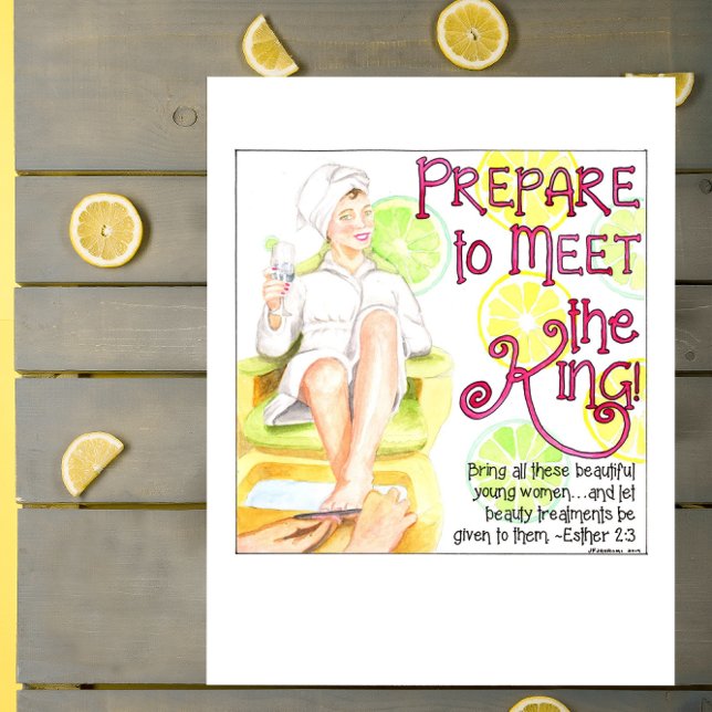 Treffen Sie die King Inspirational Postcard Postkarte (Von Creator hochgeladen)