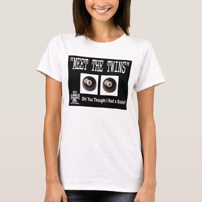 Treffen Sie die Zwillinge T-Shirt (Vorderseite)