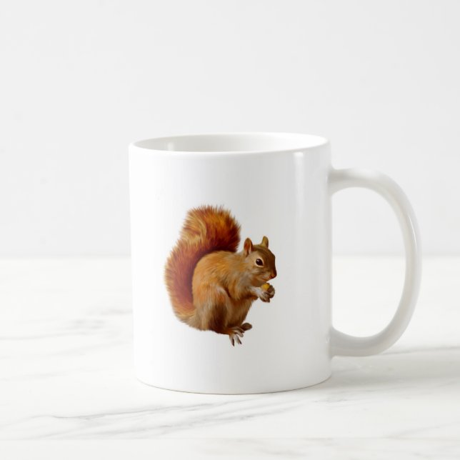 Treffen Sie eine Entscheidung - Eichhörnchen Tasse (Rechts)