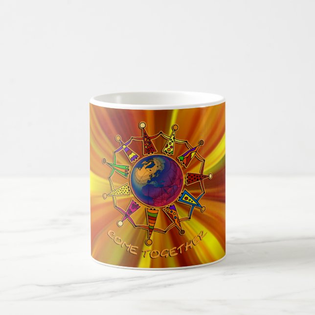 Treffen Sie Menschen | Gelbfärbung Kaffeetasse (Mittel)