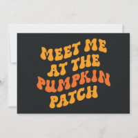Treffen Sie mich am Pumpkin Patch
