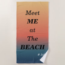 Treffen Sie mich am Strand Sommerstrand Sonnenaufg