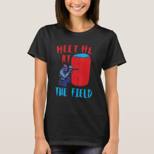 Treffen Sie mich auf dem Feld Paintball Männer Fra T-Shirt