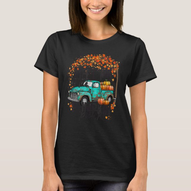 Treffen Sie mich auf dem Pumpkin Patch Herbst Than T-Shirt (Vorderseite)