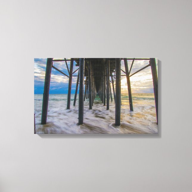 Treffen Sie mich hier! Leinwanddruck (Vorderseite)