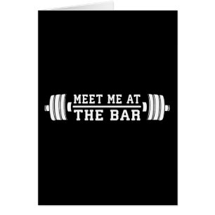 Treffen Sie mich im Bar - Barbell - Workout