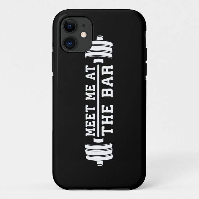 Treffen Sie mich im Bar - Barbell - Workout Case-Mate iPhone Hülle (Rückseite)