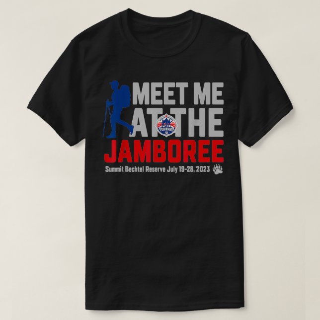 Treffen Sie mich im Jamboree (Rucksack)  T-Shirt (Design vorne)