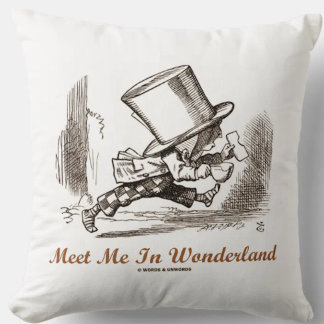 Treffen Sie mich im Märchenland (wütender Kissen