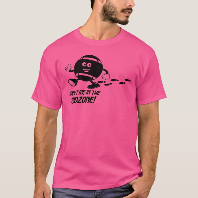 Treffen Sie mich im T - Shirt Schwarz Print des En (Vorderseite)