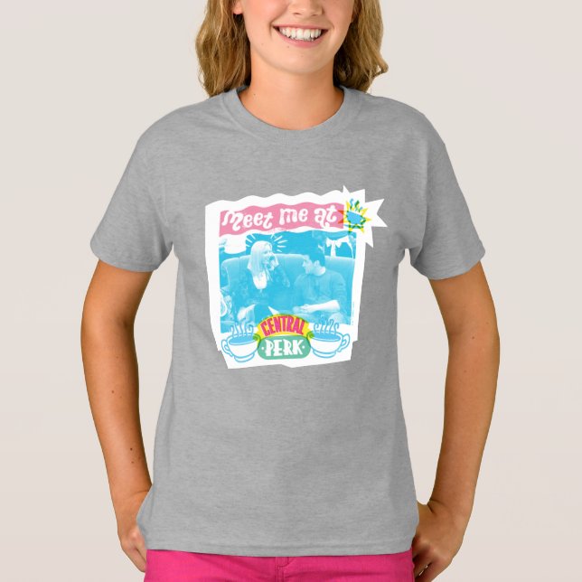 Treffen Sie mich im zentralen Perk Neon Graphic T-Shirt (Vorderseite)