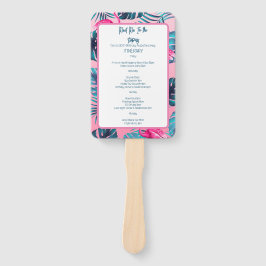 Treffen Sie mich in den Tropen Geburtstagsreise Re Fächer