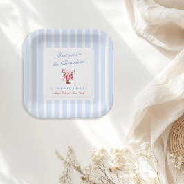 Treffen Sie mich in Hamptons Bachelorette Pappteller