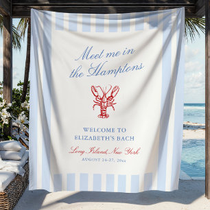 Treffen Sie mich in Hamptons Bachelorette Wandteppich