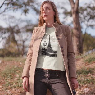 Treffen Sie mich in Paris Romantische Liebende Eif T-Shirt