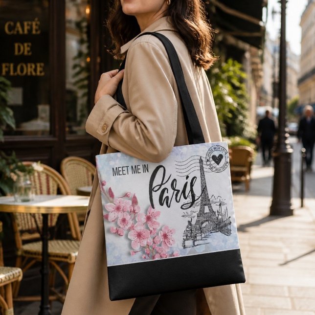 Treffen Sie mich in Paris Tote Bag (Von Creator hochgeladen)