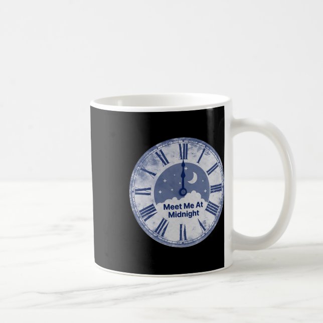 Treffen Sie mich um Mitternacht Kaffeetasse (Rechts)