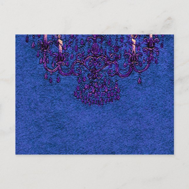 Treffen Sie mich unter dem Kronleuchter ~ Postkart Postkarte (Vorderseite)