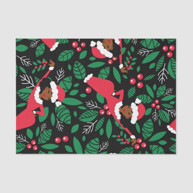 Treffen Sie mich unter dem Mistleton Seidenpapier (Vorderseite)