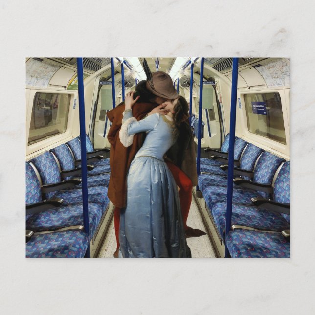 Treffen Sie mich während der Beförderung Postkarte (Vorderseite)