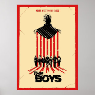 Treffen Sie niemals Ihre Helden Poster